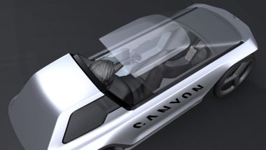 Canyon Future Mobility Concept: visto dall'alto