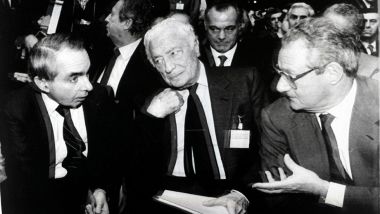 Cesare Romiti: con Giuliano Amato e Gianni Agnelli
