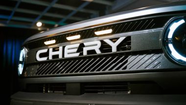 Chery pick-up: la mascherina e i fari a LED del concept KP31 ricordano il Ford Bronco