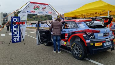 CIR 2021, Rally Liburna Terra: Andrea Crugnola (Hyundai) alla partenza