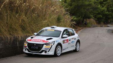 CIR, Targa Florio 2020: Paolo Andreucci (Peugeot 208 Rally4) nello shakedown