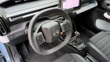 Citroen C3 1.2 Pure Tech: l'abitacolo spazioso e confrotevole della compatta francese
