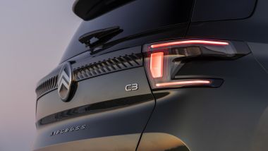 Citroen C3 Aircross 2024, le luci posteriori