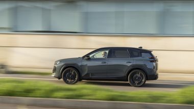 Citroen C5 Aircross: la potenza della versione con motore elettrico è di 213 CV