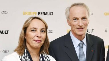 Clotilde Delbos (CEO Renault) e Jean Dominique Senard (presidente Renault)
