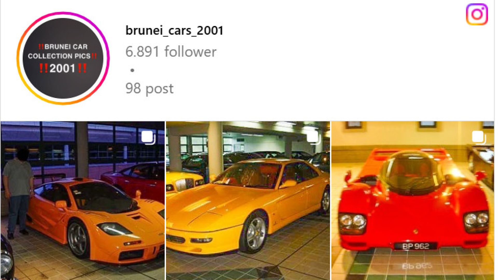 Su internet la collezione di supercar del sultano del Brunei