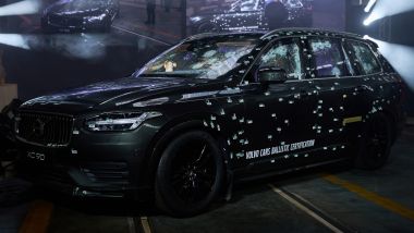 Come viene ridotta una Volvo XC90 Blindata dopo i test