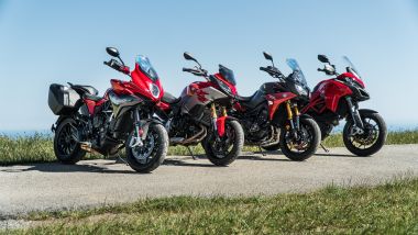 Comparativa Crossover: Yamaha, BMW, Ducati e MV Agusta