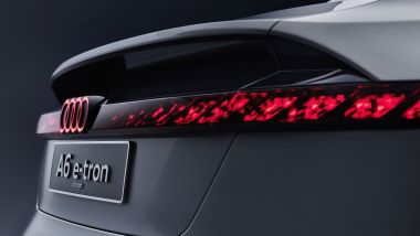 Concept Audi A6 e-tron: fari posteriori a OLED