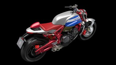 Concept MV Agusta 921 S, visuale da dietro