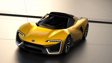 Concept per un'auto sportiva elettrica Toyota GR