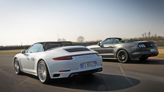 Ford mustang gt vs. porsche #3