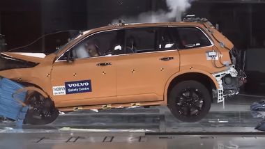 Crash Test Volvo: il SUV XC90 sottoposto a un urto frontale