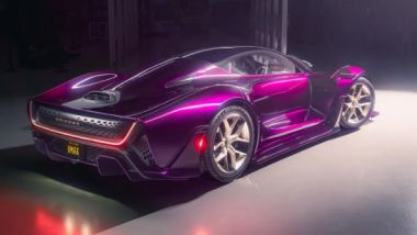 CZinger 21C Vmax: l'hypercar americana con 1.250 CV e carrozzeria di colore viola