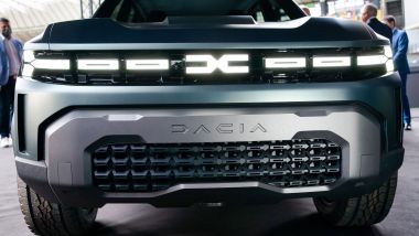 Dacia Bigster Concept, dettaglio del frontale