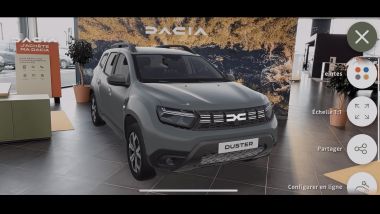 Dacia e l'app di Realtà Aumentata