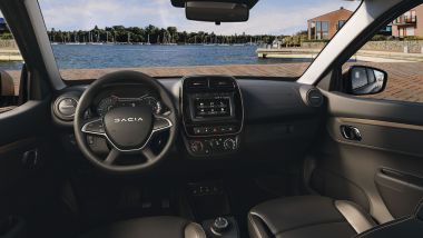 Dacia Spring Extreme, l'abitacolo della nuova versione