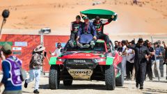 Dakar Auto 2025 tappa 12: Vince Moraes, festa Al Rajhi (Toyota)