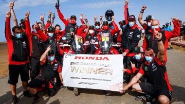 Dakar Moto 2021: Honda festeggia la doppietta