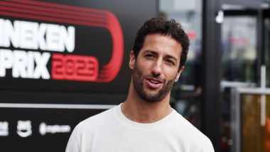 Daniel Ricciardo nel paddock del GP Olanda 2023 a Zandvoort