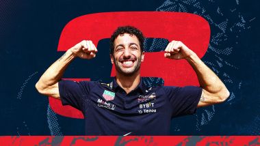 Daniel Ricciardo, terzo pilota del team Red Bull Racing
