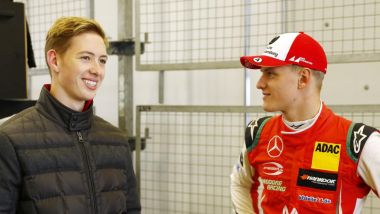 David Schumacher e Mick Schumacher a un appuntamento del DTM 2018 al Nurburgring