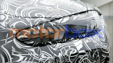 Dettaglio delle nuove luci della BMW M3 2024 Coupé