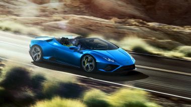 Dopo Urus, la Huracan (qui la EVO RWD Spyder) è la Lamborghini più venduta nel 2020