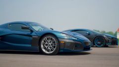 Video drag race Rimac Nevera vs Bugatti Chiron vs Tesla Model S