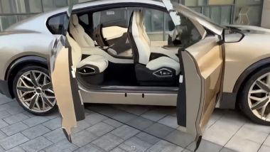 Dreame concept car: le portiere posteriori si aprono controvento