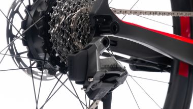 Ducati Futa AXS, la nuova e-bike a EICMA 2022: particolare del cambio