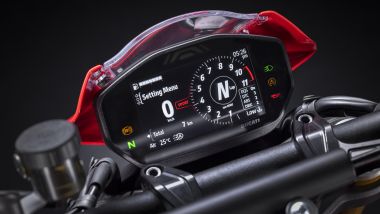 Ducati Monster SP: il TFT a colori da 4,3''