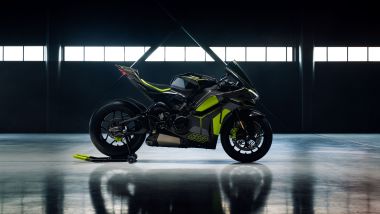 Ducati Panigale V4 Lamborghini 2025: vista laterale