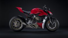 Streetfighter V4, accessori Ducati: scarico, pedane, cerchi