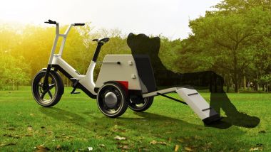 Dynamic Cargo, il concept di cargo bike elettrica di BMW