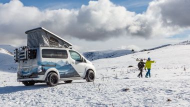 e-NV200 Winter Concept, off-road sulla neve per due