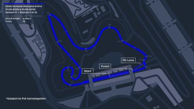 E-Prix Shanghai 2025: la mappa del circuito | Foto: Formula E