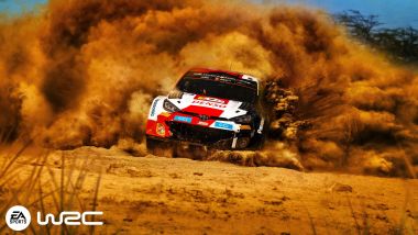 EA Sport WRC: l'immagine di copertina della versione PlayStation
