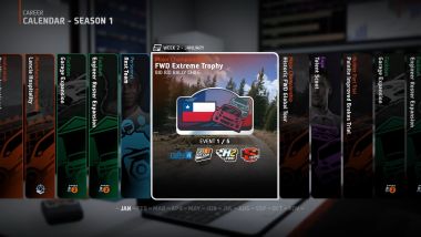 EA Sports WRC, un'immagine della modalità Carriera
