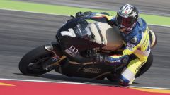 MotoGP: Loris Capirossi ha provato la Saroléa SP7 elettrica ad Aragon