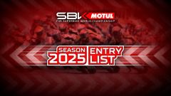 Ecco la Entry List ufficiale della stagione 2025 del WorldSBK