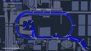 Eprix Città del Messico 2025: la mappa del circuito | Foto: Formula E