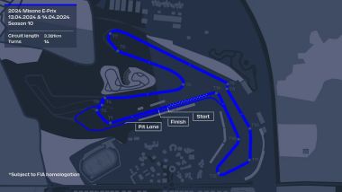 Eprix Misano 2024: la mappa del circuito | Foto: Formula E