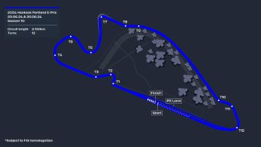 Eprix Portland 2024: la mappa del circuito | Foto: Formula E