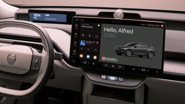 EX60 prima Volvo con AI Google integrata