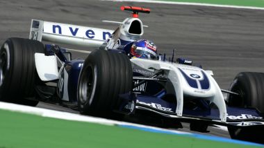 F1 2004: Juan Pablo Montoya al volante della Williams