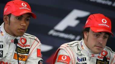 F1 2007: Lewis Hamilton e Fernando Alonso (McLaren)