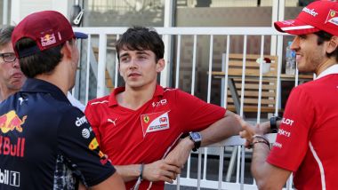 F1 2017: un giovane Charles Leclerc con un altro pilota passato dalla FDA, Antonio Giovinazzi