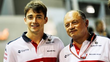 F1 2018: Vasseur con Leclerc