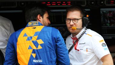 F1 2019: Carlos Sainz con Andreas Seidl ai tempi della McLaren